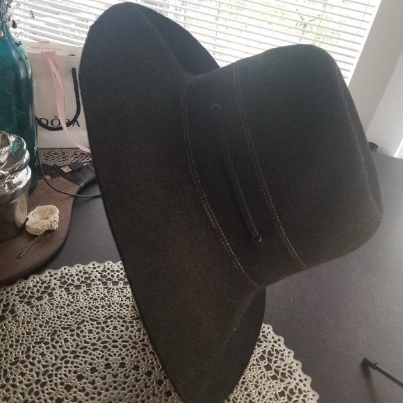 Flechet  Vintage Black Floppy Madcap Hat main image 4